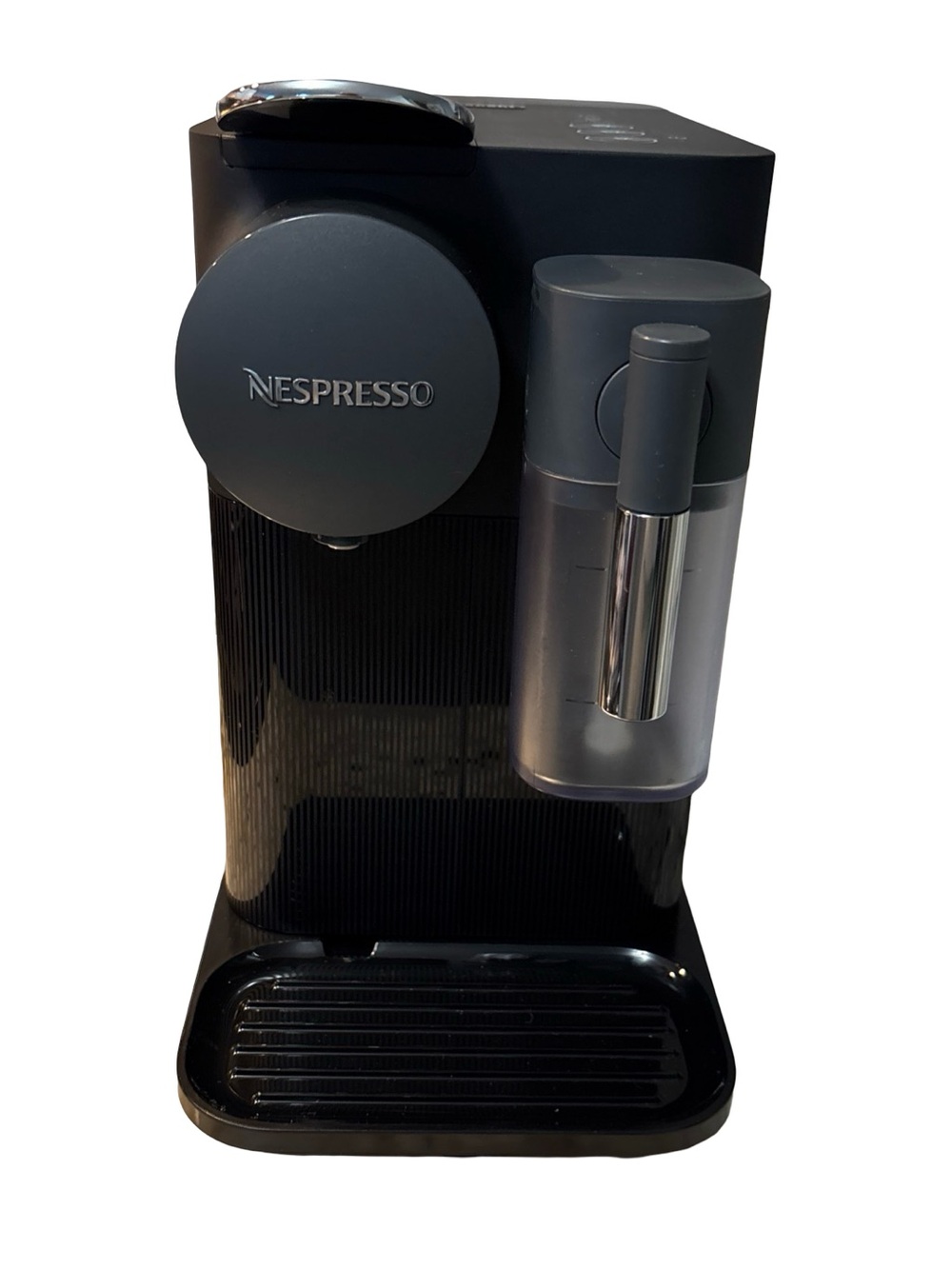 DeLonghi Nespresso Original Espresso Machine W/ Milk Frother Black Tested/Works!